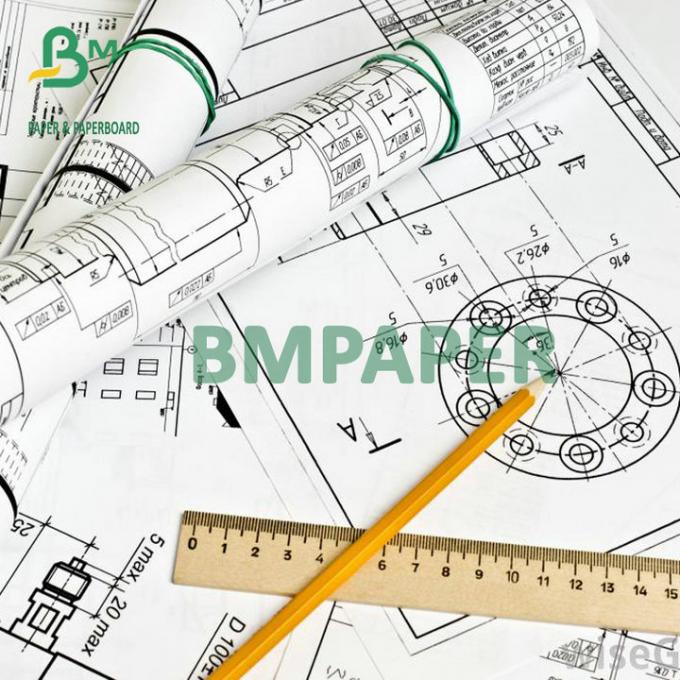 Breed Formaat20lb CAD Bandbroodje 30“ x 150 Kern ' 2‘ voor HP-Printer