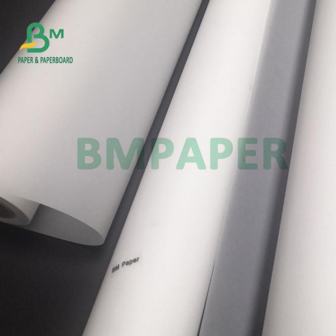 80gsm doorzichtig Wit Vindend Document Broodje voor Schets die 20“ x 50yards schilderen