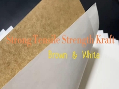 70 gm 80 gm Wit Bruin Sterk Treksterkte Kraftpapier voor meelzak