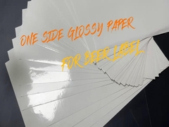 80 gram wit bier pot papier wijn etiket papier met waterdicht afdrukbaar