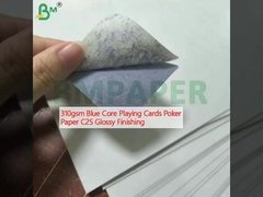 310 gram Blauw kern Spelkaarten Pokerpapier C2S Glanse afwerking