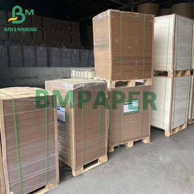 PE bedekte Bruin Kraftpapier-Raadsdocument voor de Raad van de Voedselcontainer PE van 300g met een laag + 15g-