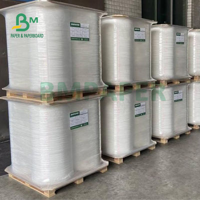 24gsm 28gsm Wit Kraftpapier Straw Wrapping Paper Roll 25mm Composteerbare 26.5mm