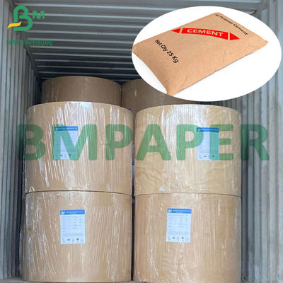 30 lb 40 lb Sterk barstbestendig Bruin natuurlijk kraftpapier voor cementzakken