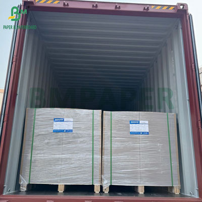 450 gm 400 gm C1S klei-gecoat papier met grijze achterzijde 22" x 24" vellen