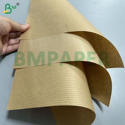 60 g 70 g gerecycled langvezel geribd kraftpapier rollen voor voedselzakken 70 cm 80 cm