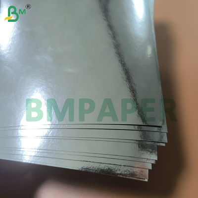 Zilverfolie Spiegel Kartonpapier Enkelzijdige Metallic Papieren Vellen