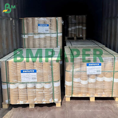 40 gsm geribbeld kraftpapier 26 inch bij 31 inch Verpakkend Kraftpapier Goudgeel Machine geglazuurd aan één kant