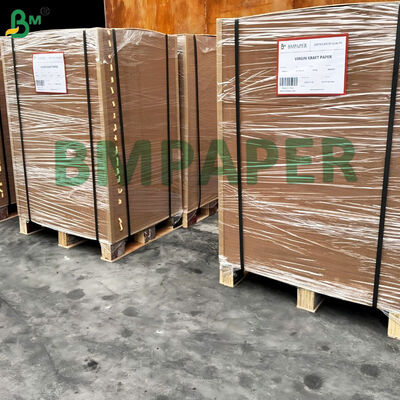 Hoge trekkracht en sterkte Bruin kraftpapier voor zakken Duurzaam en recycleerbaar