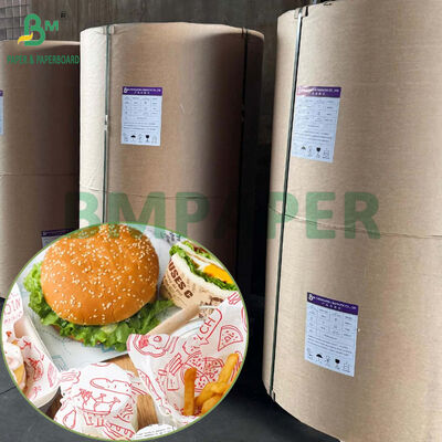 Witte hamburgerverpakkingspapier van voedselkwaliteit Anti-vet Jumbo Rolls Kit 4 Kit 5