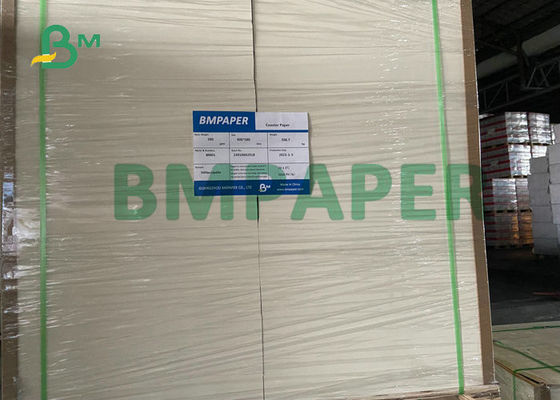 Natuurlijk Document 0.7MM 1MM van de Houtpulp Niet bekleed Onderlegger voor glazen voor Bier Mat Pads