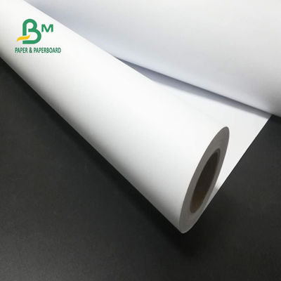 24“ x 150ft 92 Helderheids20lb CAD Plotterdocument Niet bekleed Bandbroodje 2“ Kern