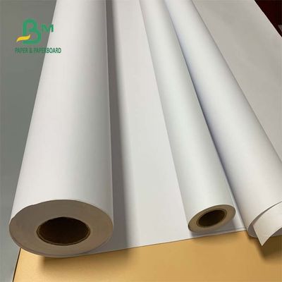 92 helderheid 24“ x 300ft 20lb-CAD Bankpost Niet bekleed Wit Broodje