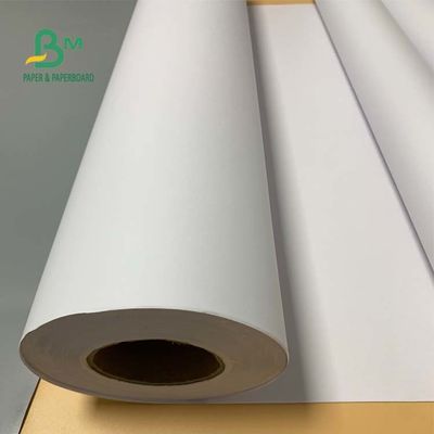 92 helderheid 24“ x 300ft 20lb-CAD Bankpost Niet bekleed Wit Broodje