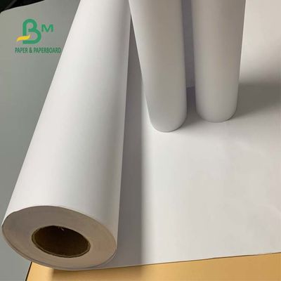 92 helderheid 24“ x 300ft 20lb-CAD Bankpost Niet bekleed Wit Broodje