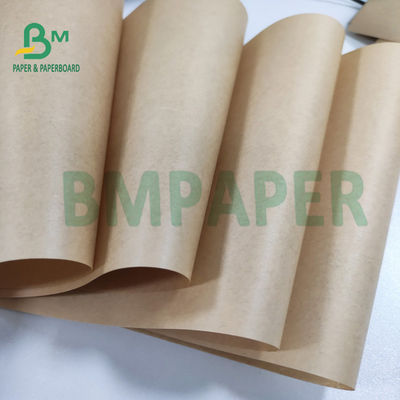 Maagdelijke het Verpakkende Papierbroodjes 1250mm 50gsm 70gsm van Pulp Bruine Kraftpapier