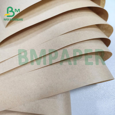 Maagdelijke het Verpakkende Papierbroodjes 1250mm 50gsm 70gsm van Pulp Bruine Kraftpapier