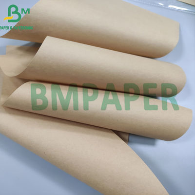 Maagdelijke het Verpakkende Papierbroodjes 1250mm 50gsm 70gsm van Pulp Bruine Kraftpapier