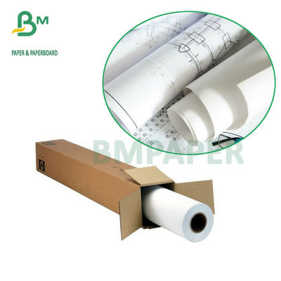 Inkjet-Plotterdocument 2 Opgeruimd Wit 20LB-Bandbroodje 2“ Kern 24“ Breedte