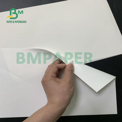 Glanzende Witte Synthetische Document Bladen, het Document van de HUISDIERENsticker Waterdicht voor Druk