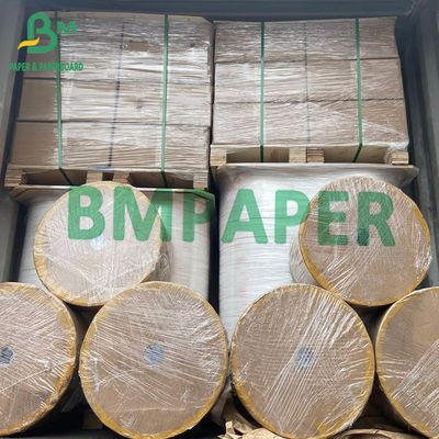 60gsm het Verpakkende Document van kraftpapier Broodje 15mm 19mm Breedte voor Straw Paper Striped Red Color