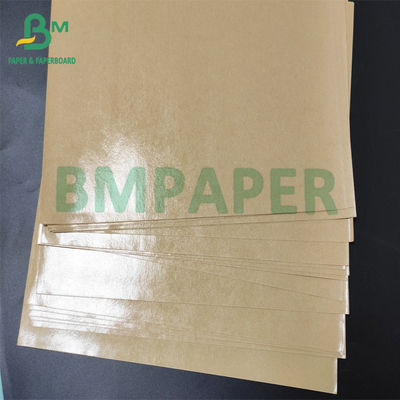 Enige PE bedekte het Document van de Kopvoorraad, Bruin Kraftpapier-Document 70g + 15g-PE Voedselrang met een laag
