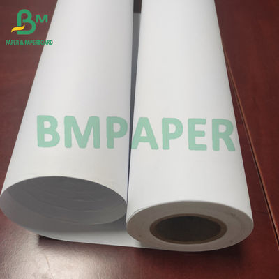 24“ X 150 ' 20lb-CAD Niet beklede Plotterdocument Heldere Witte Kleur voor Techniek