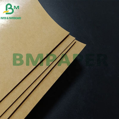 140g + 15g Één de Zijpe Rang van het Deklaagvoedsel Bruin Kraftpapier Papel voor Voedselverpakking