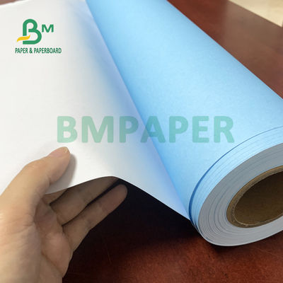 80gsm één Zij Blauw CAD Plotterdocument voor Techniek 610mm X 150m