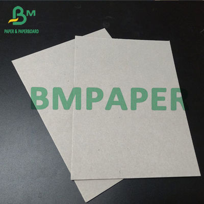 Gerecycleerde Pulp 0.4mm - 2mm Dikke Dubbele Kanten Grey Paper Board For Folders