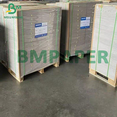 Gerecycleerde Pulp 0.4mm - 2mm Dikke Dubbele Kanten Grey Paper Board For Folders
