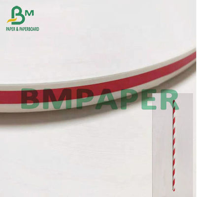 Beschikbaar Gedrukt Wit Document 13mm van de Voedselrang Straw Paper Roll For Drinking