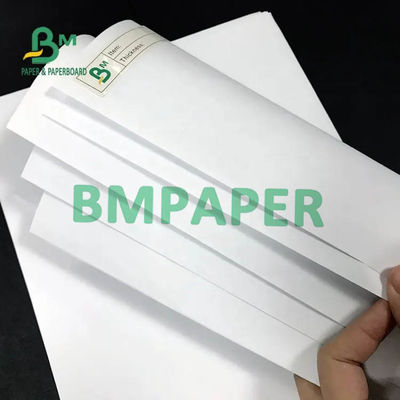 Het jumbo Rekupereerbare Broodje 50gsm 53gsm 60gsm 65cm 100cm van de Pulp Witte Bankpost