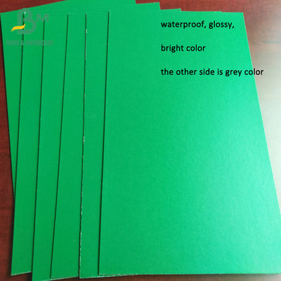 1.2mm Groene Gelakte Hoogste Grey Back Paperboard For File Omslagen