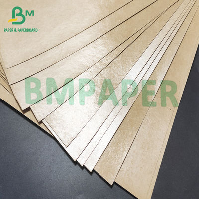 Meeneemvakje Materiële Poly Met een laag bedekte het Karton Natuurlijke Bruin van Kraftpapier