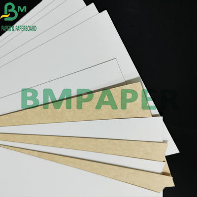 300gsm de voedselrang bedekte Wit Kraftpapier-Document met Bruine Rug voor Voedselcontainer met een laag