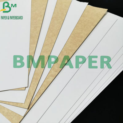 300gsm de voedselrang bedekte Wit Kraftpapier-Document met Bruine Rug voor Voedselcontainer met een laag