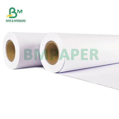20lb CAD Niet bekleed Inkjet Plotterdocument voor Techniekplannen 24“ 36“ X 150 '