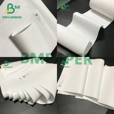 de Drukdocument van 70gsm 55gsm 48gsm Thermische Zwarte Vertoning 790mm Wit Broodje
