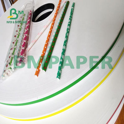 Van de het Voedselrang van 60GSM 120GSM de Maagdelijke Pulp Wit Kraftpapier Straw Paper For Disposable Straws