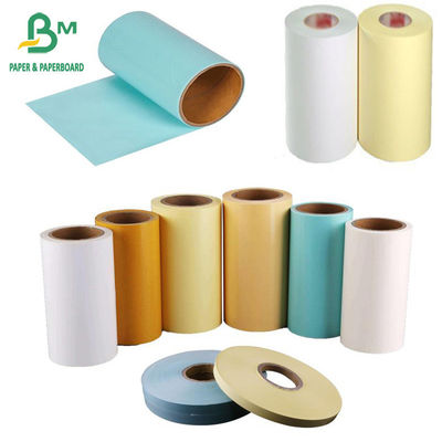 Cellofaandocument aan het Maken van Stickerdocument tot Voering Weerstand Op hoge temperatuur Witte Gele Blauwe 58g-120g