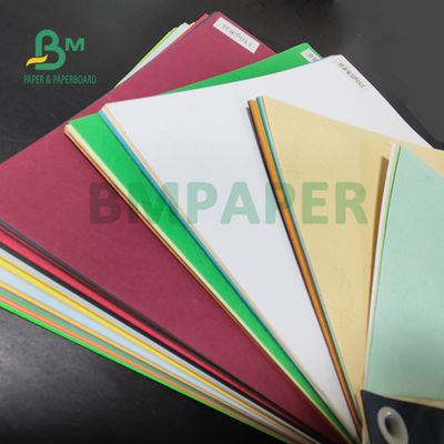 110 gms 150 gms Multi-color textured paper cover voor bindboek 72 x 102cm