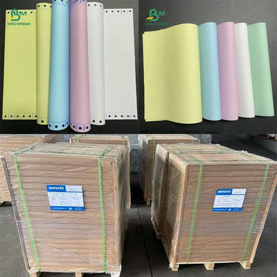 55 gram NCR koolstofvrij papier Wit Geel Rood Blauw Kleur Factuurpapier Zwart Afbeelding