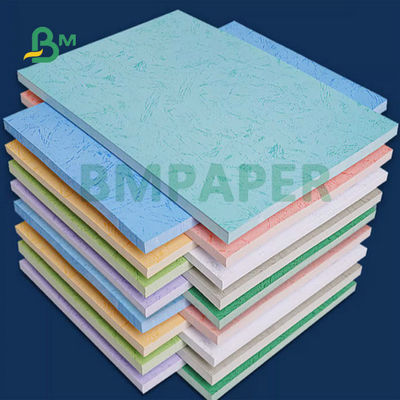 Groen Blauw Rood 230gm 260gm Lederen Textured Embossed Paper Voor Boekenbekleding 31x43 inch