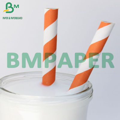 24g 28g biologisch afbreekbaar kleurrijk papier drinkstraw verpakking kraft papier rol