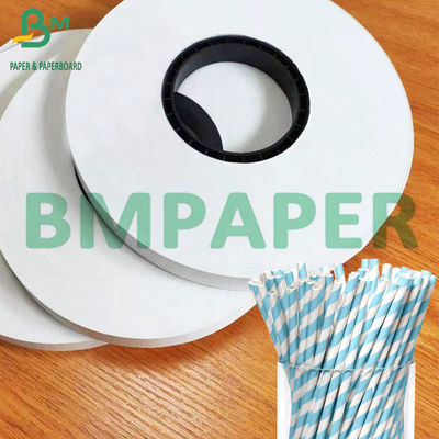 24g 28g biologisch afbreekbaar kleurrijk papier drinkstraw verpakking kraft papier rol