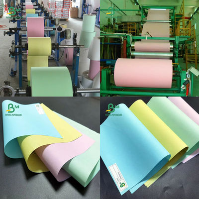 SGS Carbonless Kopieerpapier CB CFB CF Grootte 43 X 61cm A2 55-60 Gsm Wit Papier Zwart Afbeelding