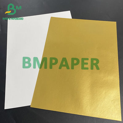 Goud gemetalliseerd etiketteringspapier voor bierflessen Etiketten natte sterkte Eco-vriendelijk lichtgewicht papier