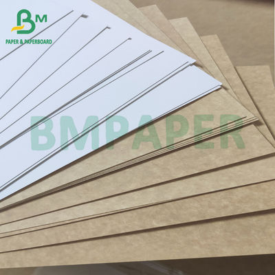 Bevroren voedselverpakking Kraftpapier Wit bekleed Kraft Back voor voedseldozen