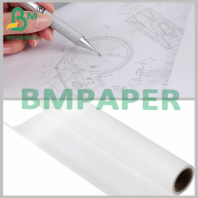 12 inch x 55 yards tekenen wit traceringspapier rol voor naaipatronen